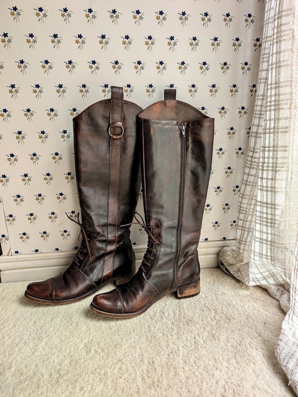 Savio Women's Tall Italian Leather Boots